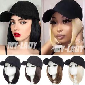 Stylish Baseball cap Bob Wigs
